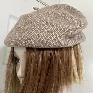 Zara | Accessories | Zara Beige Neutral Wool Blend Beret Hat  display picture 1